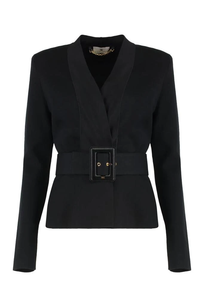 商品ELISABETTA FRANCHI|Elisabetta Franchi Sweater With Belt,价格¥3006,第1张图片