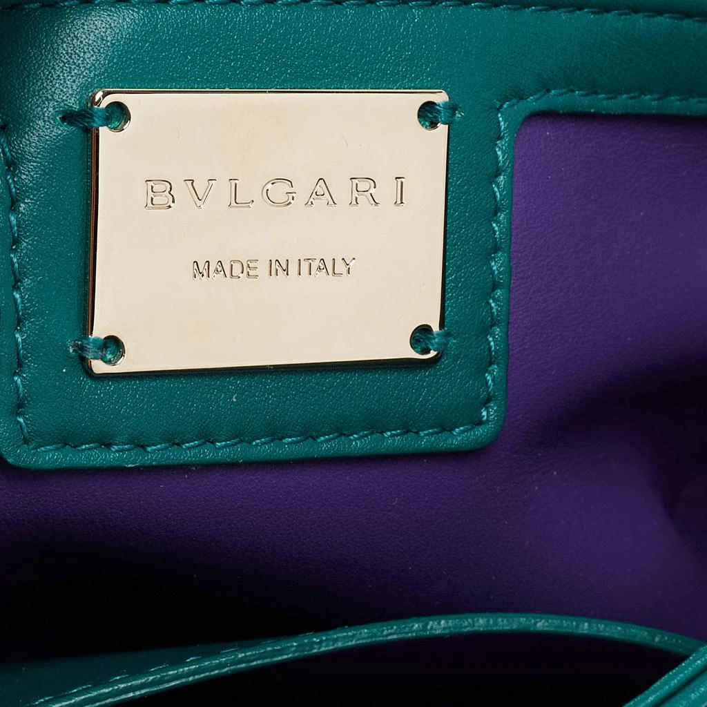 Bvlgari Green Quilted Leather Small Serpenti Cabochon Crossbody Bag 商品