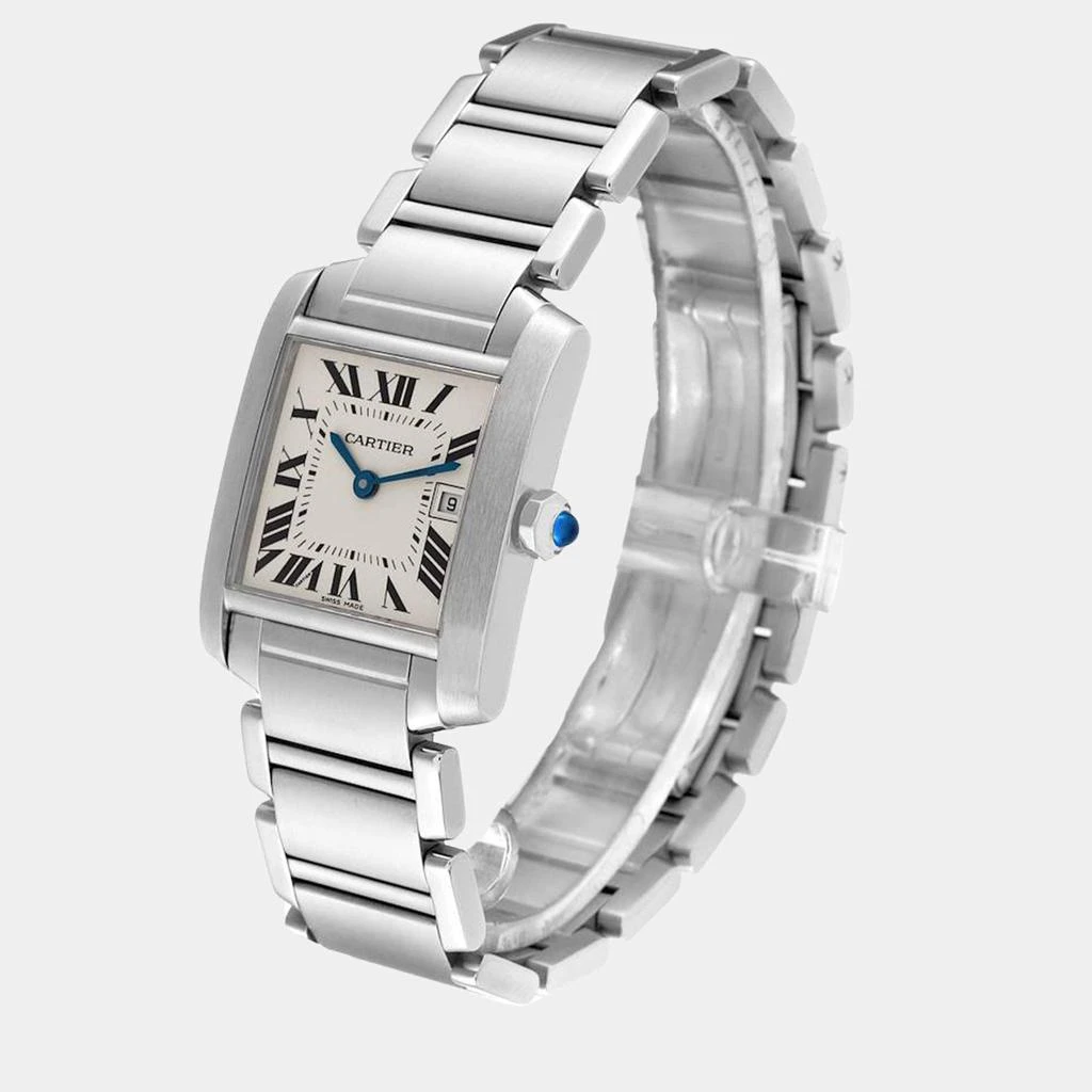商品[二手商品] Cartier|Cartier Tank Francaise Midsize Silver Dial Steel Ladies Watch W51011Q3 25 x 30 mm,价格¥29263,第4张图片详细描述