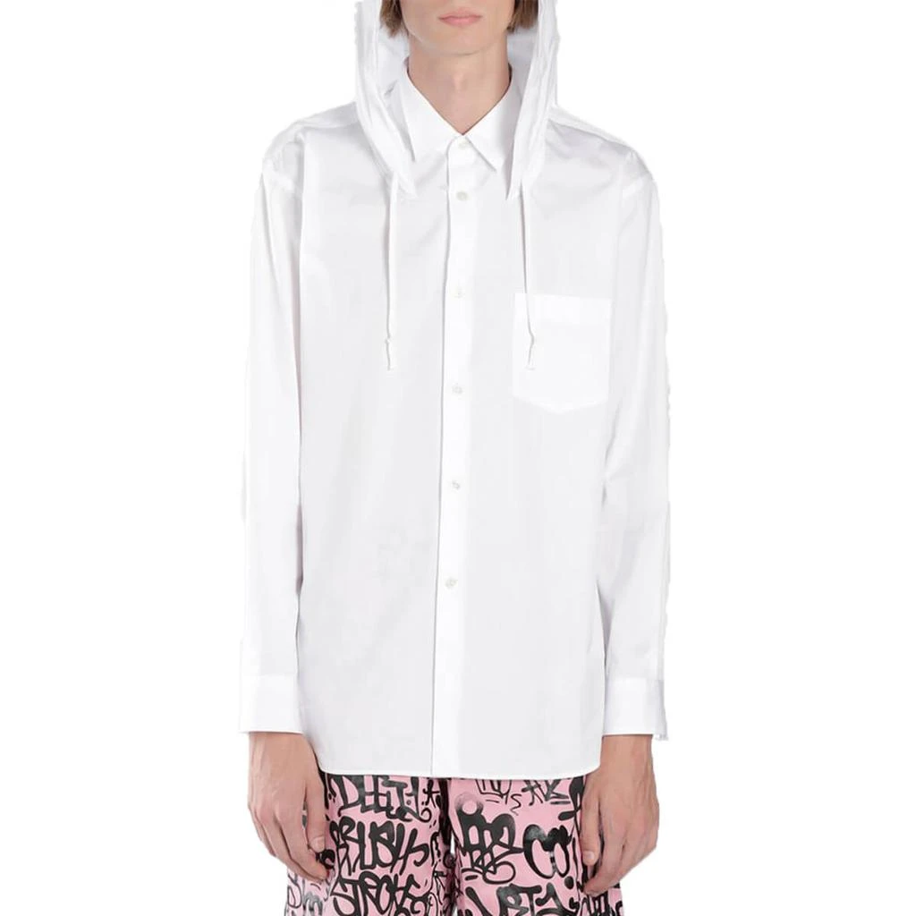 商品Comme des Garcons|White with Classic Collar and Hood,价格¥3503,第1张图片