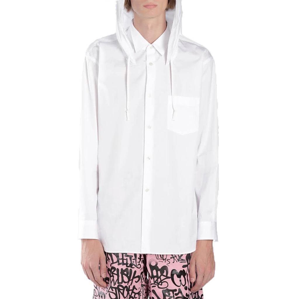 商品Comme des Garcons|White with Classic Collar and Hood,价格¥3123,第1张图片