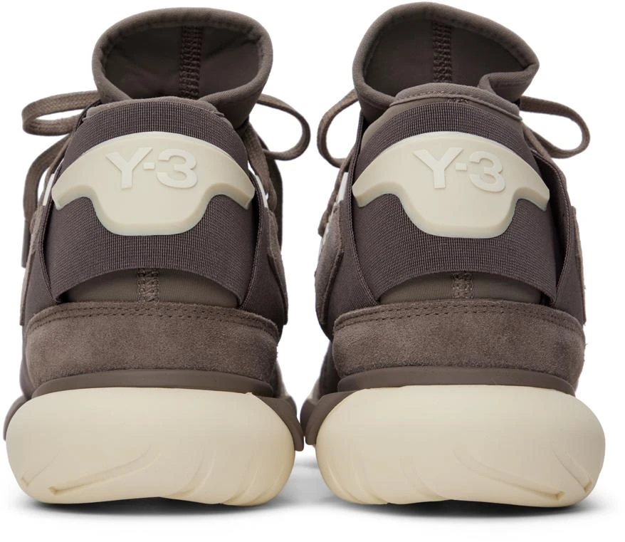 商品Y-3|Taupe Qasa High Sneakers,价格¥1242,第2张图片详细描述