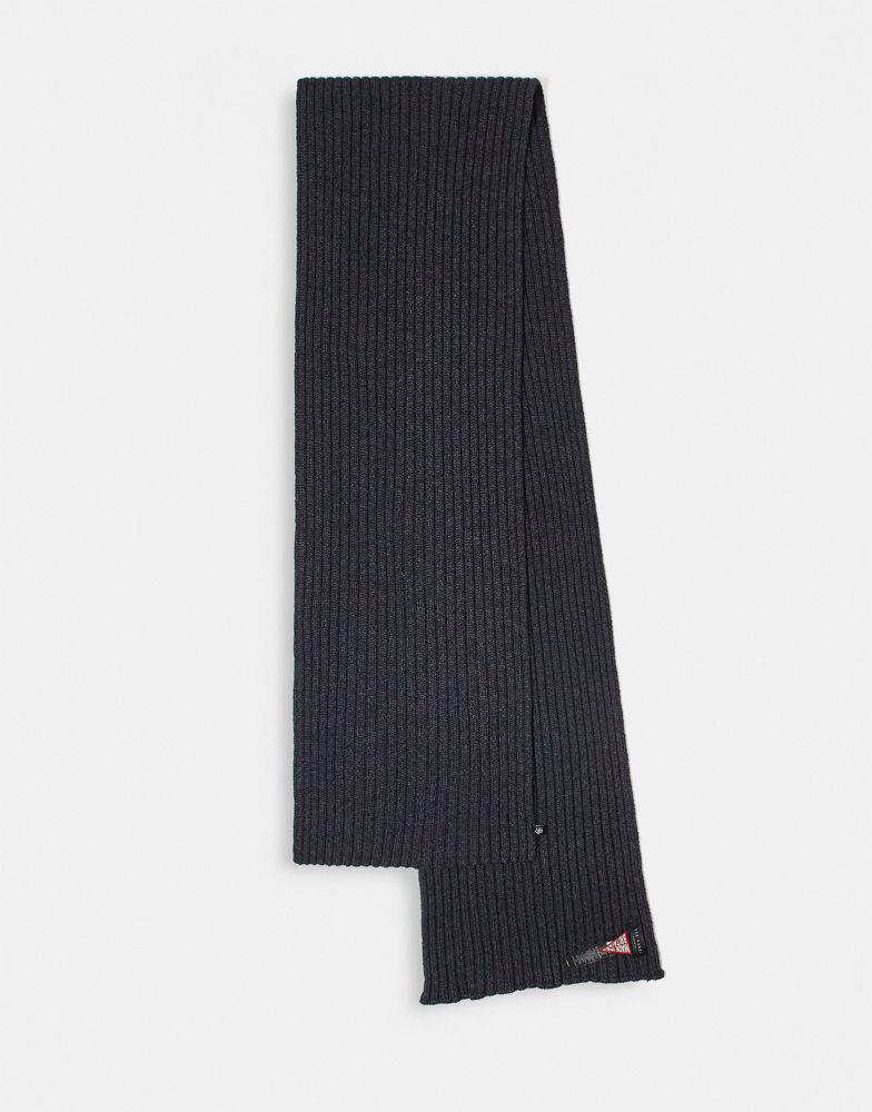 Ted Baker Kauff cardigan stitch scarf in grey商品第1张图片规格展示