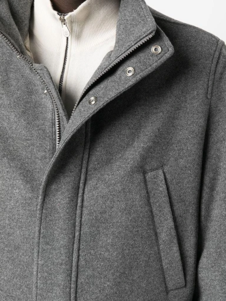 商品Brunello Cucinelli|Brunello Cucinelli Coats Grey,价格¥29739,第5张图片详细描述