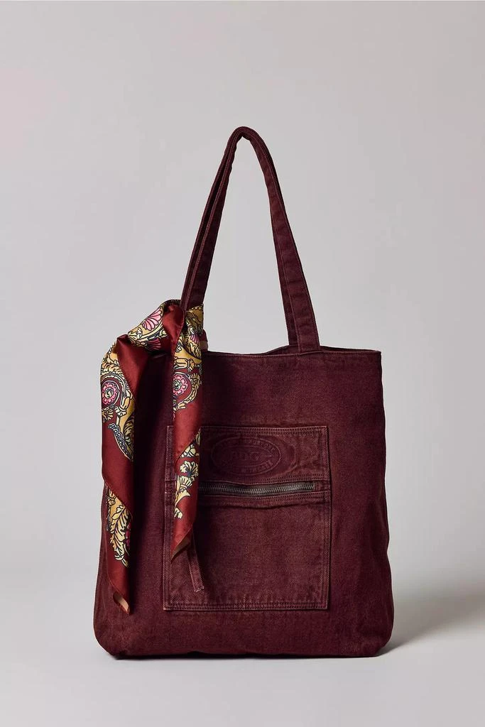 商品BDG|BDG Logo Washed Denim Tote Bag,价格¥217,第1张图片