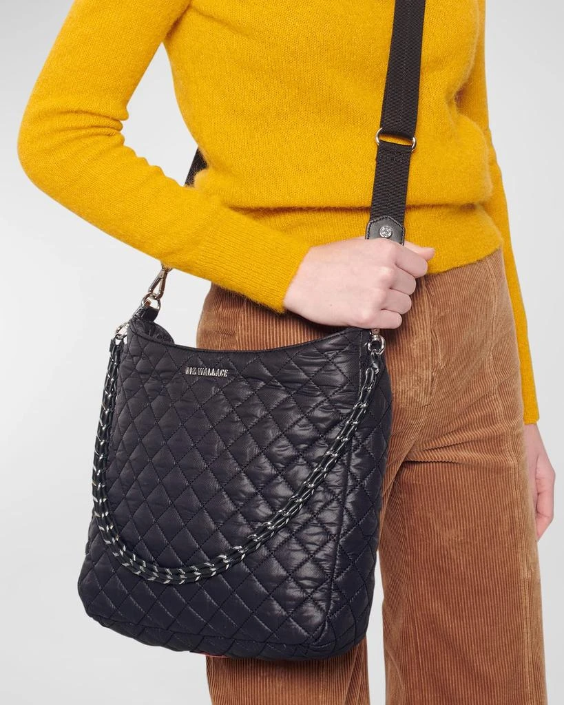 商品MZ Wallace|Crosby Quilted Hobo Shoulder Bag,价格¥2256,第4张图片详细描述