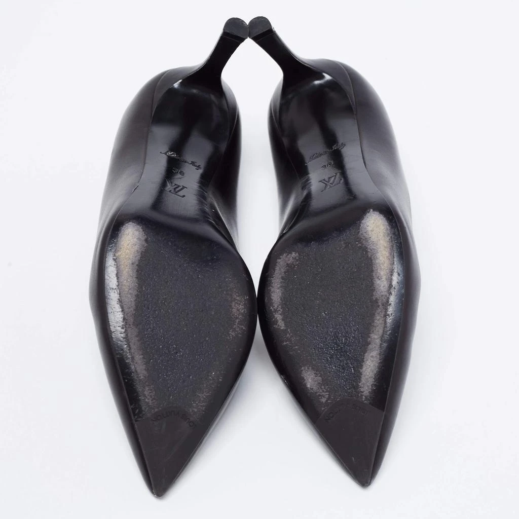 Louis Vuitton Black Leather Heartbreaker Pointed Toe Pumps Size 38 商品