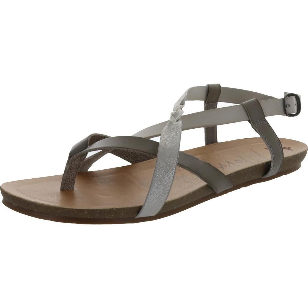 商品Blowfish|Blowfish Womens Faux Leather Slingback Flat Sandals,价格¥243,第1张图片