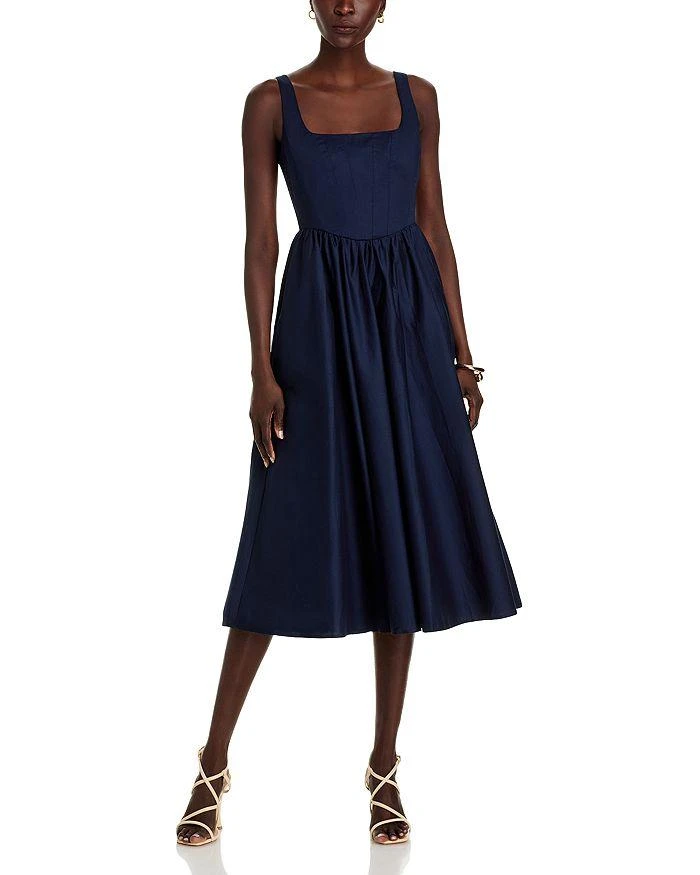 商品Wayf|Desi Bustier Midi Dress,价格¥941,第1张图片详细描述