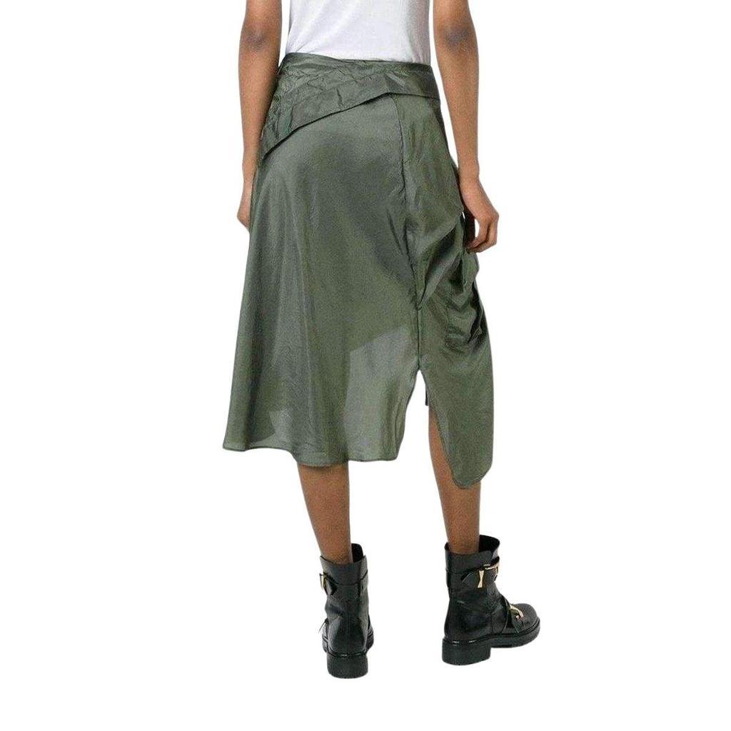 商品Faith Connexion|Shirt Style Asymmetric Silk Skirt,价格¥3990,第6张图片详细描述