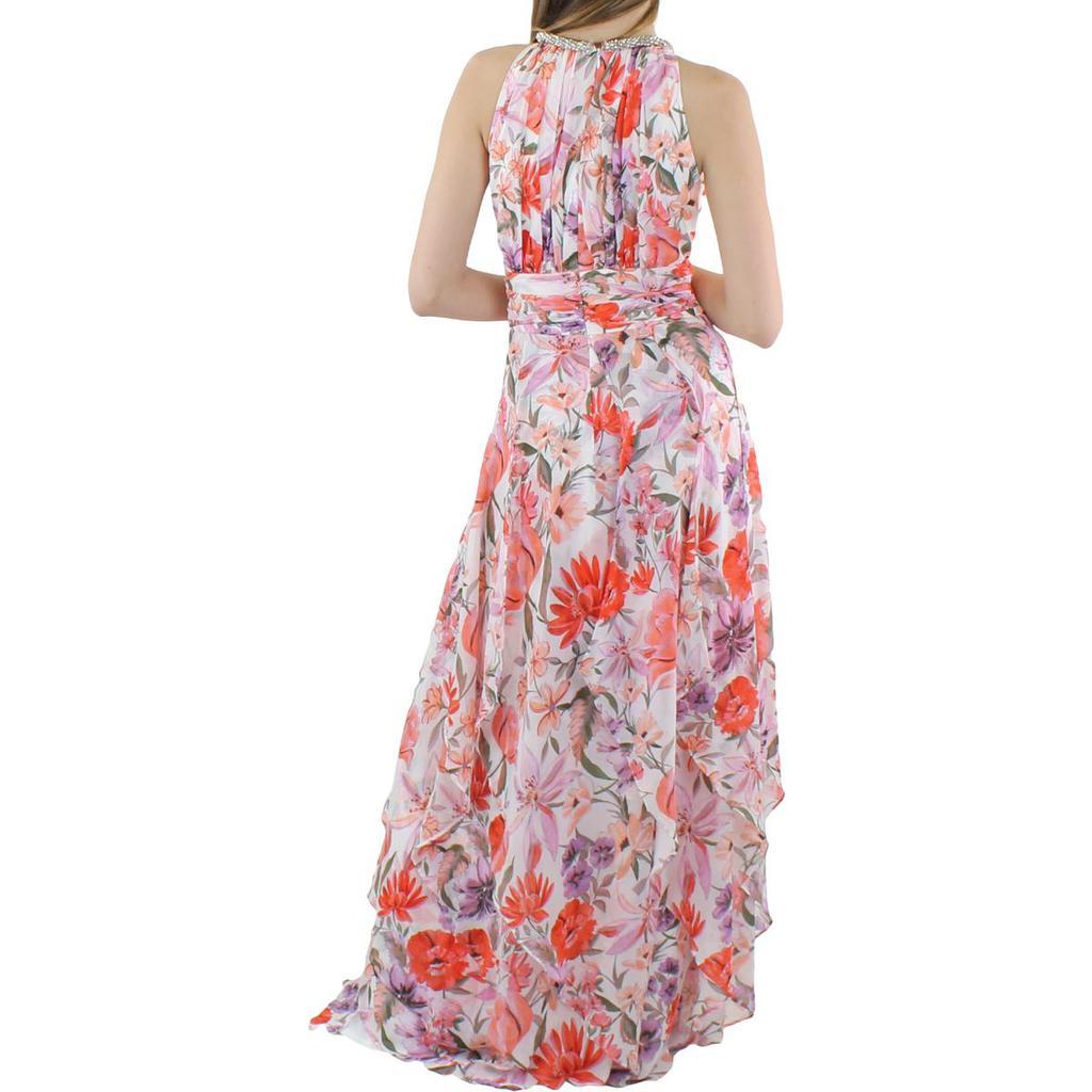 商品Calvin Klein|Calvin Klein Womens Rhinestone Tiered Halter Dress,价格¥830,第4张图片详细描述
