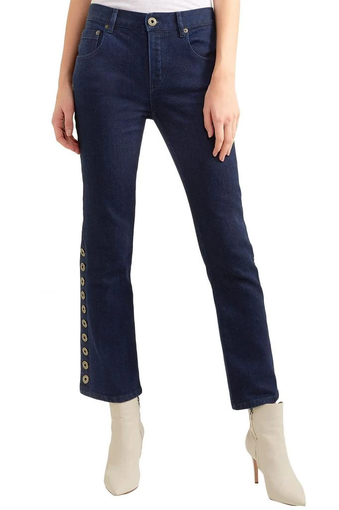 商品Chloé|Button-detailed mid-rise flared jeans,价格¥1547,第3张图片详细描述