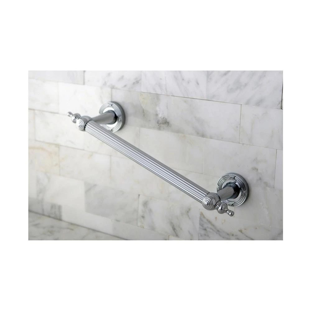 商品Kingston Brass|Templeton 12-Inch Decorative Grab Bar in Polished Chrome,价格¥1175,第2张图片详细描述