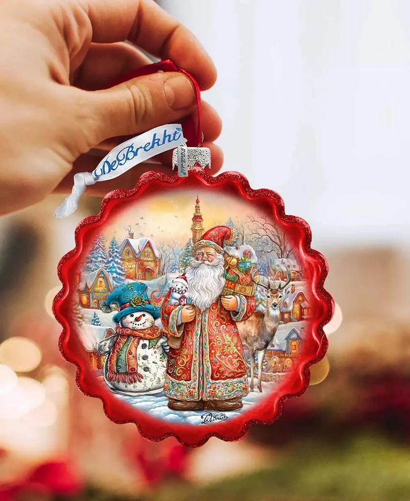 商品Designocracy|Merry Christmas Wreath Mercury Glass Christmas Ornaments G. DeBrekht,价格¥720,第3张图片详细描述