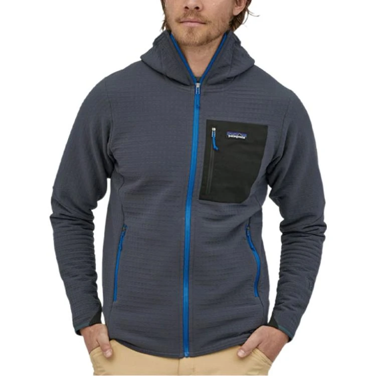商品[国内直发] Patagonia|patagonia巴塔哥尼亚 巴塔哥尼亚 R2 TechFace Logo贴标连帽保暖软壳抓绒夹克 男款,价格¥2341,第9张图片详细描述