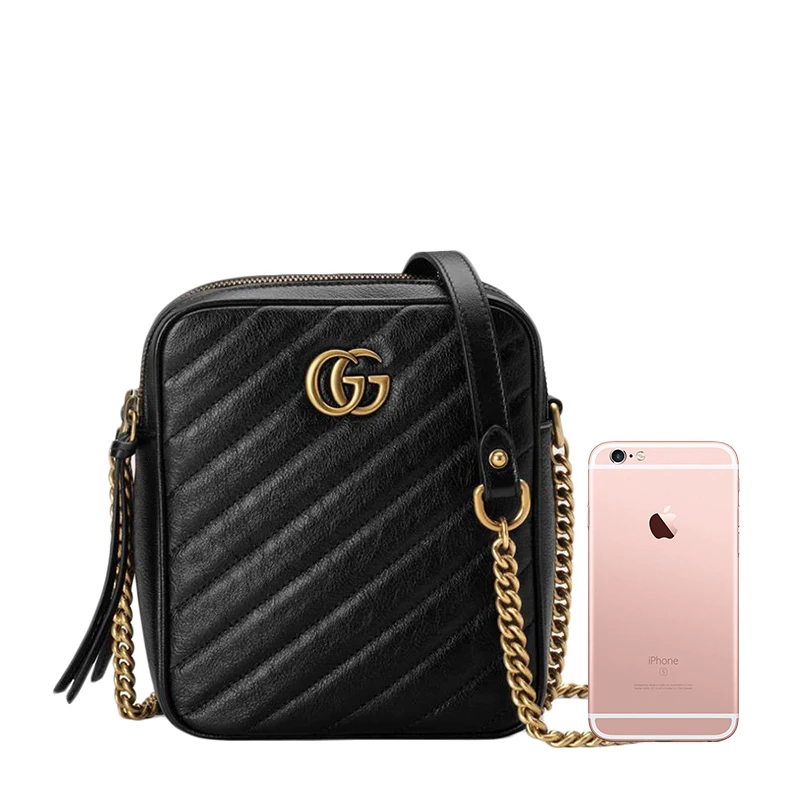 GUCCI 古驰 女士迷你链条单肩包 550155-0OLFT-1000 商品