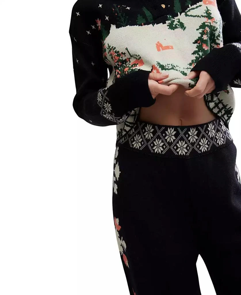 商品Free People|Women's 2-Piece Dream Whispers Long Sleeve Top and Pants Set,价格¥1090,第3张图片详细描述