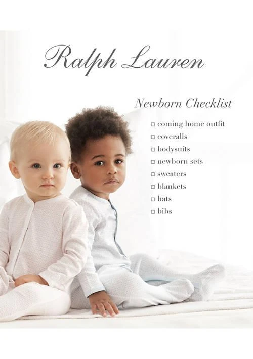 商品Ralph Lauren|Lauren Childrenswear Cotton Polo Coverall,价格¥244,第3张图片详细描述