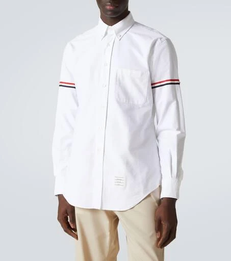 商品Thom Browne|罗缎臂章衬衫,价格¥5028,第3张图片详细描述