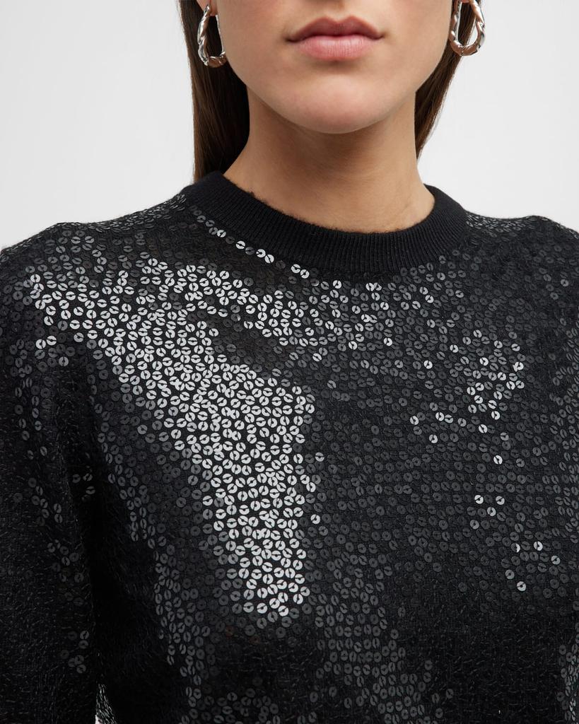 商品Michael Kors|Sequin-Embellished Crew-Neck Cashmere Pullover,价格¥11053,第7张图片详细描述