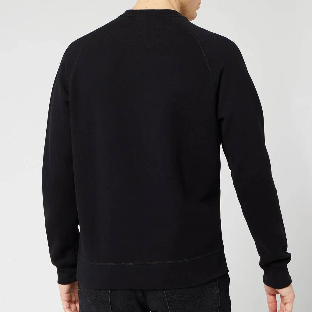 商品Barbour|Barbour International Men's Essential Crew Sweatshirt - Black,价格¥381,第2张图片详细描述