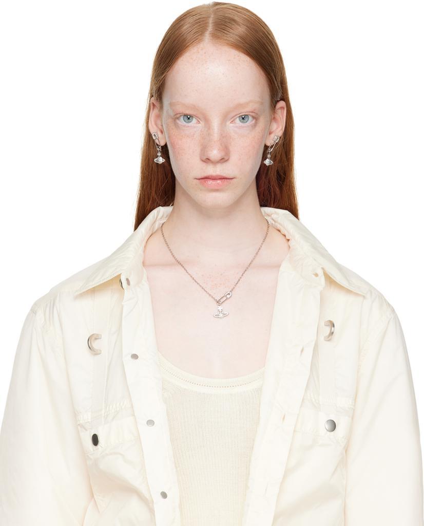 商品Vivienne Westwood|Silver Lucrece Earrings,价格¥1823,第4张图片详细描述
