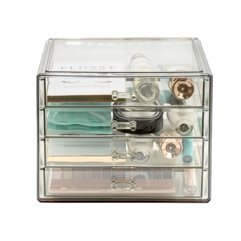 商品Sorbus|Cosmetic Makeup and Jewelry Storage Case Display - 4 Large Drawers,价格¥373,第4张图片详细描述