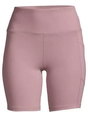 商品Calvin Klein|High-Waist Bike Shorts,价格¥111,第5张图片详细描述