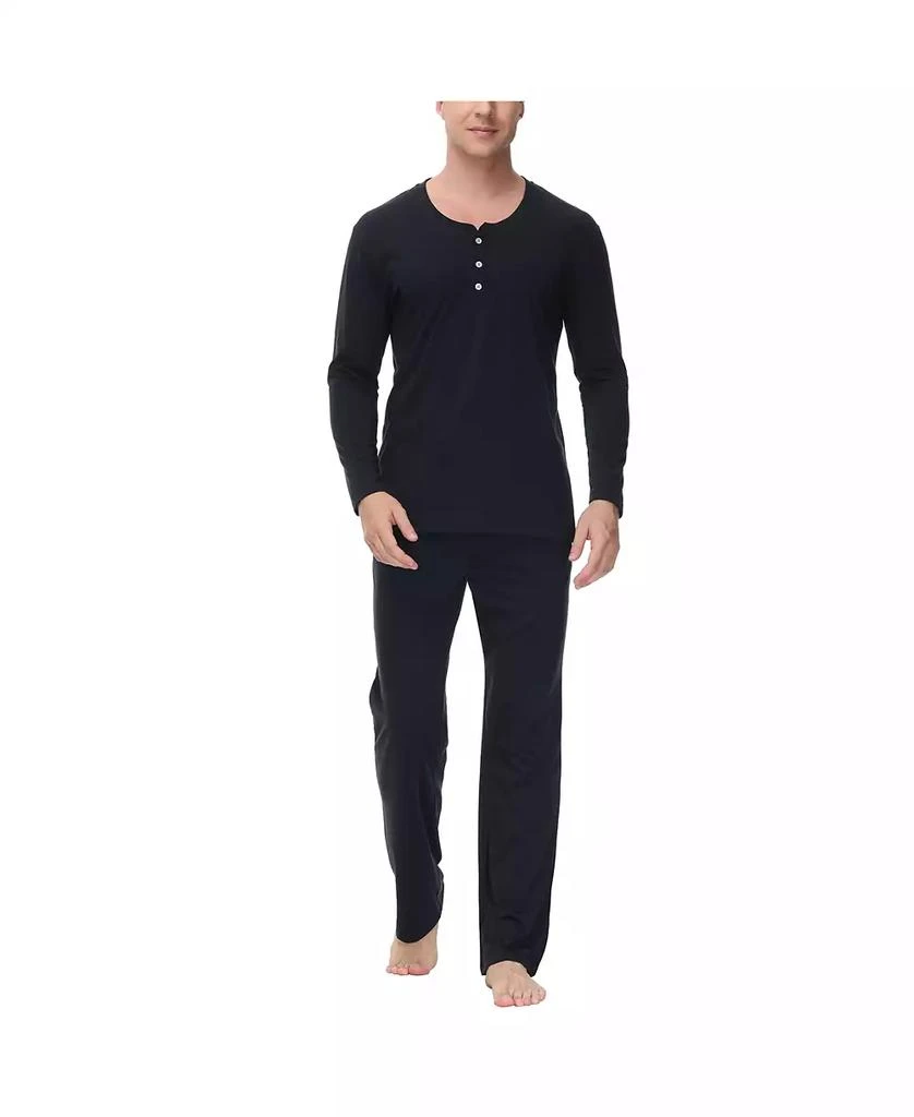 商品INK+IVY|Men's Two Piece Henley Pajama Set,价格¥480,第1张图片