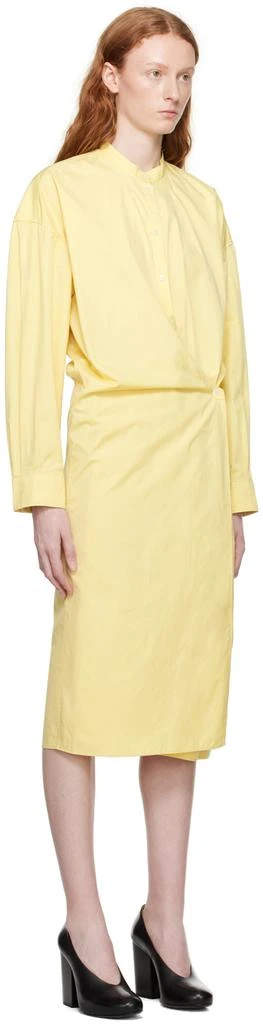 商品Lemaire|Yellow Twisted Midi Dress,价格¥1943,第2张图片详细描述