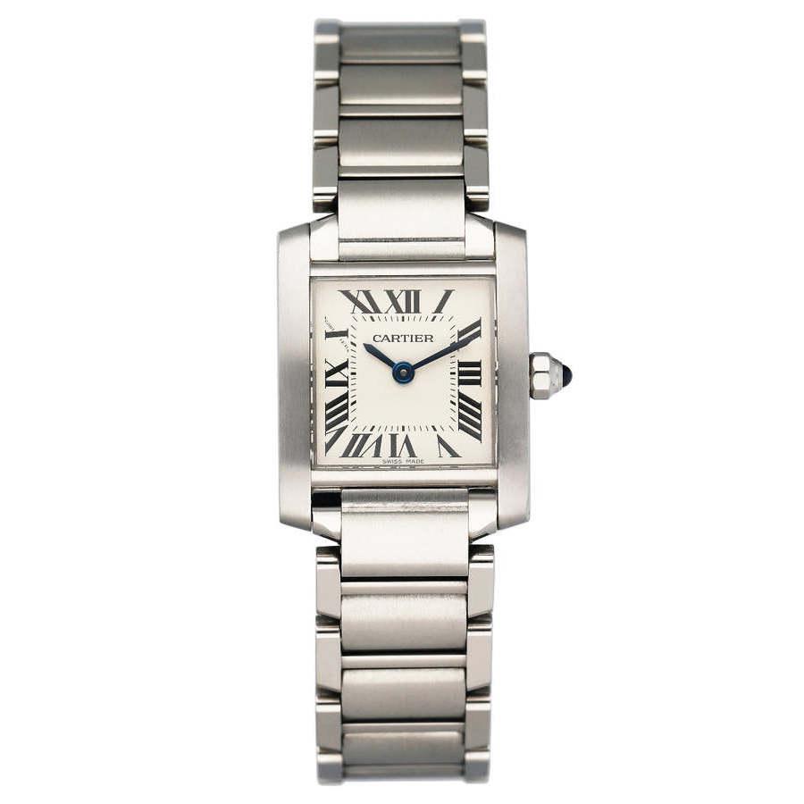 Pre-owned Cartier Tank Francaise Quartz Ladies Watch 3217商品第1张图片规格展示