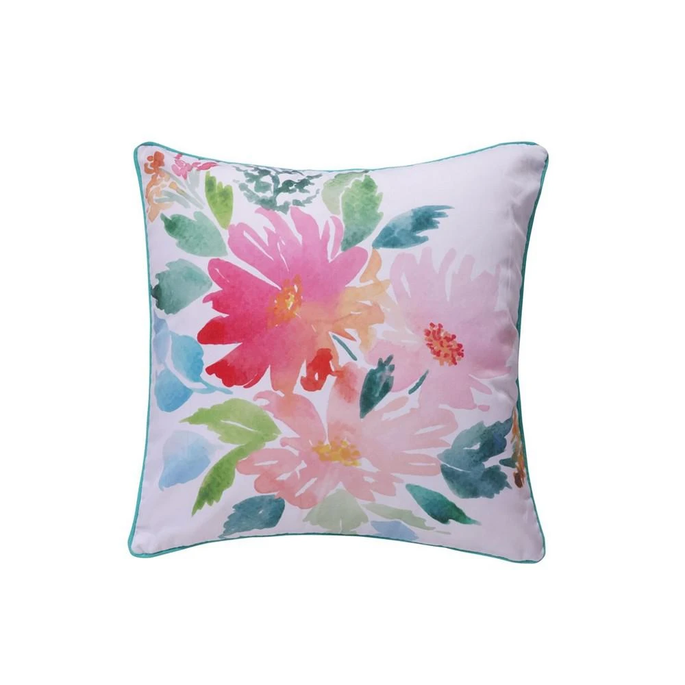 商品Levtex|Majestic Floral Decorative Pillow, 20" x 20",价格¥596,第1张图片