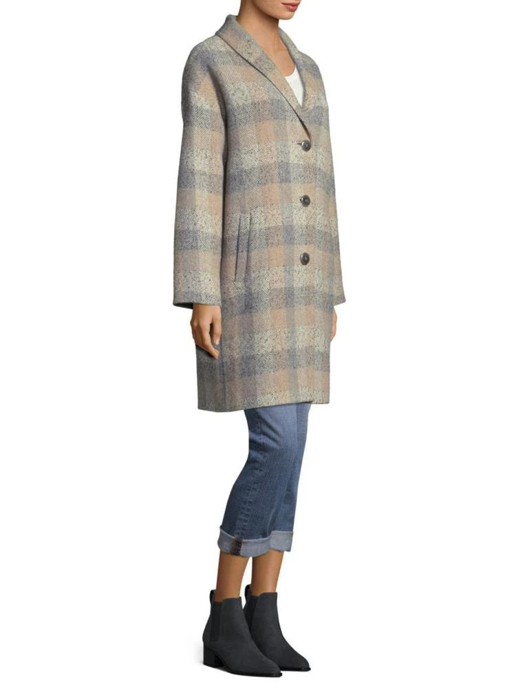 商品Eileen Fisher|Ama Alpaca Wool Plaid Coat,价格¥1345,第3张图片详细描述