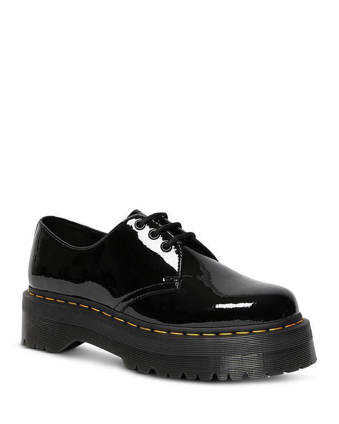 商品Dr. Martens|女式 1461 Quad-Black 系带厚底牛津鞋 ,价格¥1192,第4张图片详细描述