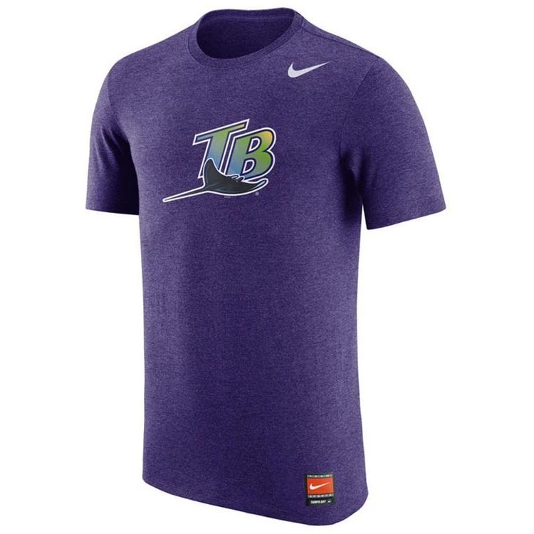 商品NIKE|Men's Tampa Bay Rays Coop Tri-Blend T-Shirt,价格¥240,第2张图片详细描述