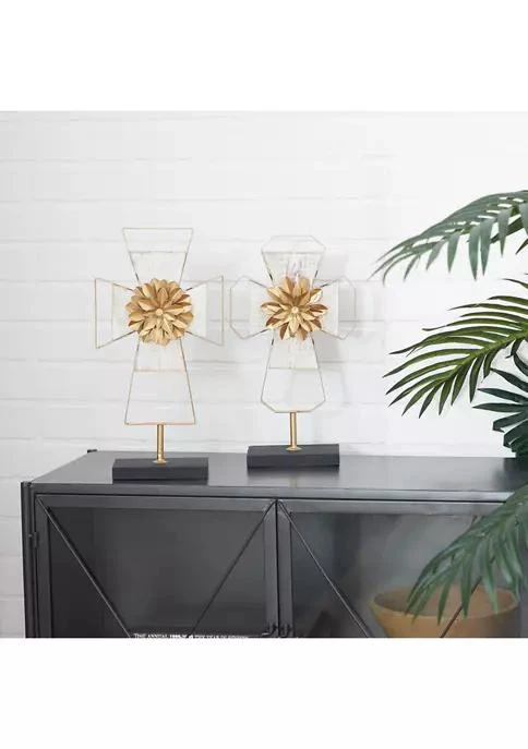 商品belk|Lane Set Of 2 Metal Contemporary Sculptures,价格¥615,第2张图片详细描述