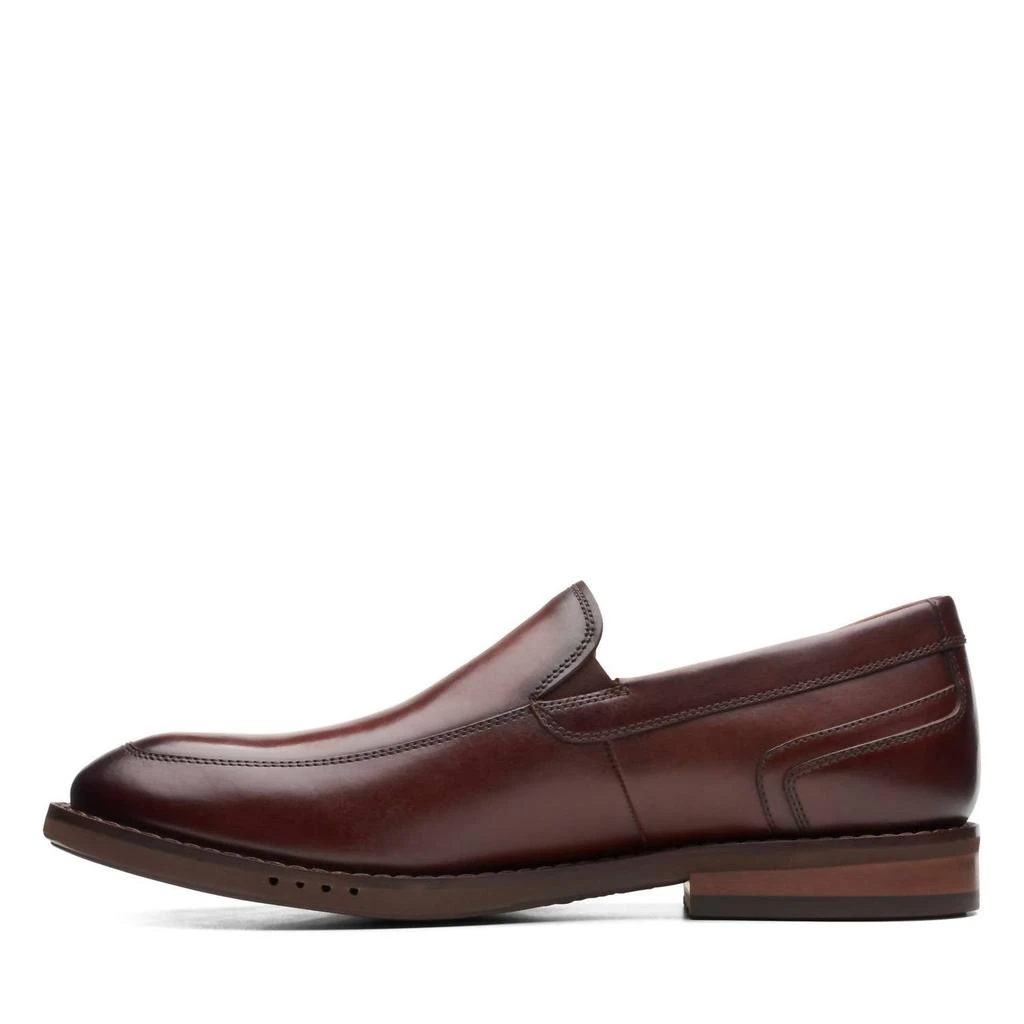 商品Clarks|Men's Un Hugh Step Shoes In Brown Leather,价格¥757,第1张图片详细描述