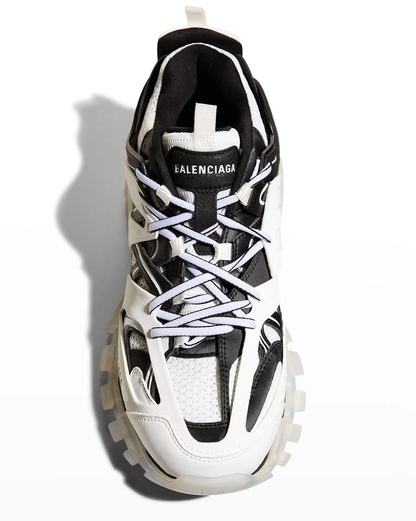 商品Balenciaga|Men's Track Clear-Sole Caged Trainer Sneakers,价格¥2098,第5张图片详细描述