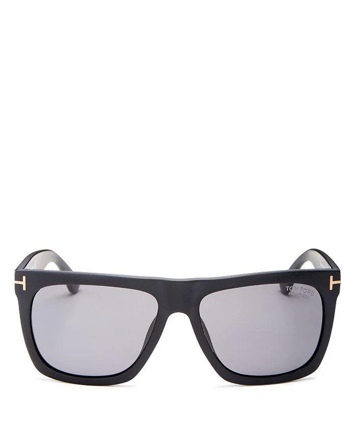 商品Tom Ford|Morgan Polarized Flat Top Square Sunglasses, 57mm,价格¥3836,第1张图片详细描述