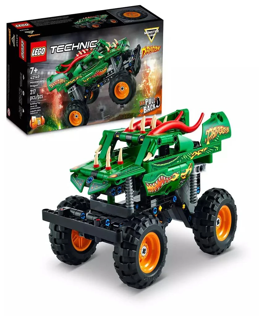 商品LEGO|Technic Monster Jam Dragon 42149 Toy Truck Building Set,价格¥150,第1张图片