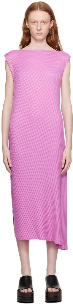 商品Issey Miyake|粉色 Linen Like Pleats 连衣裙,价格¥5268,第1张图片