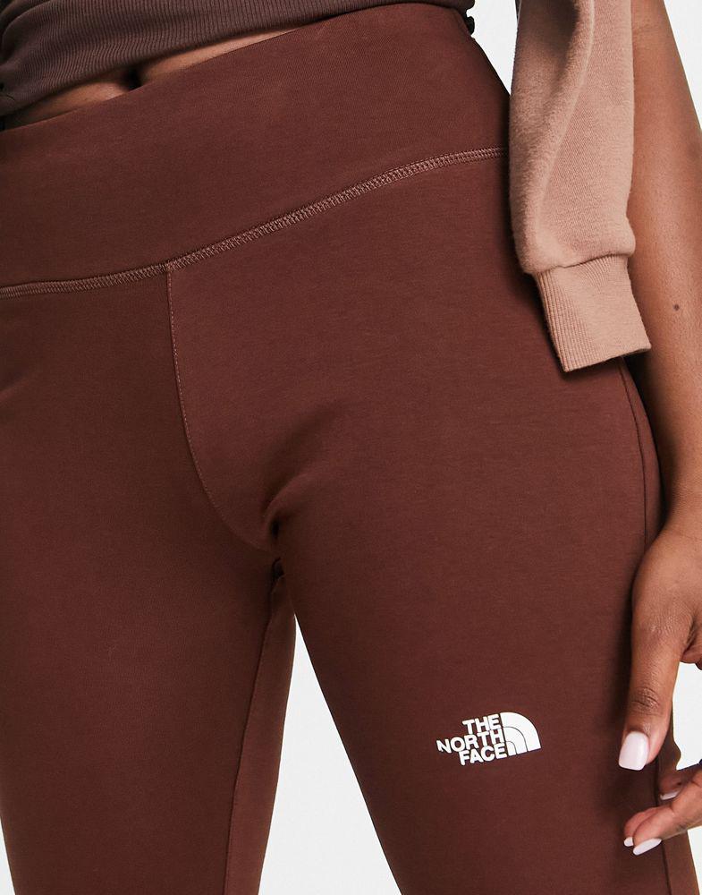 The North Face flared leggings in brown Exclusive at ASOS商品第3张图片规格展示