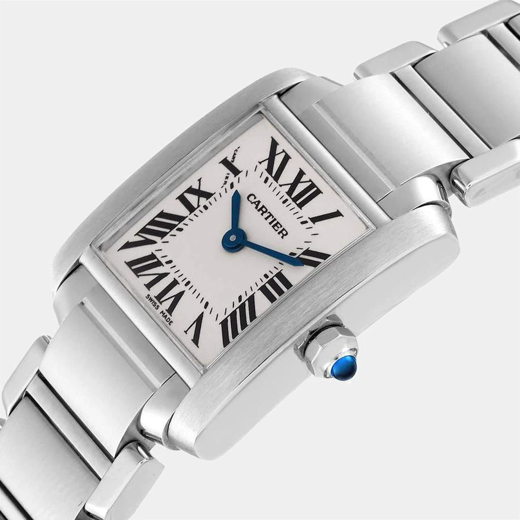 商品[二手商品] Cartier|Cartier Tank Francaise Small Silver Dial Steel Ladies Watch W51008Q3 20 x 25 mm,价格¥26539,第2张图片详细描述