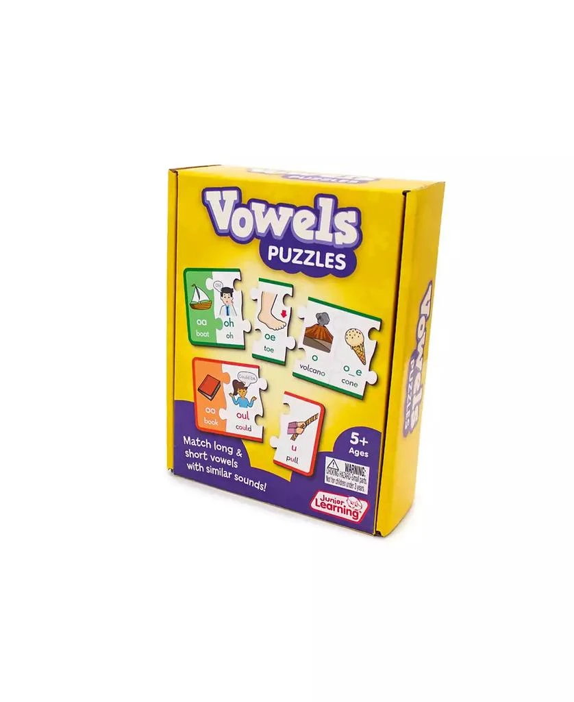 商品Junior Learning|Vowel Puzzles Educational Learning Set, 78 Pieces,价格¥98,第3张图片详细描述