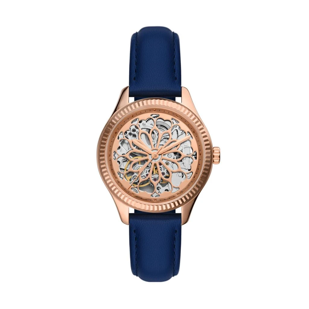 商品Fossil|Fossil Women's Rye Automatic, Rose Gold-Tone Stainless Steel Watch,价格¥1005,第1张图片