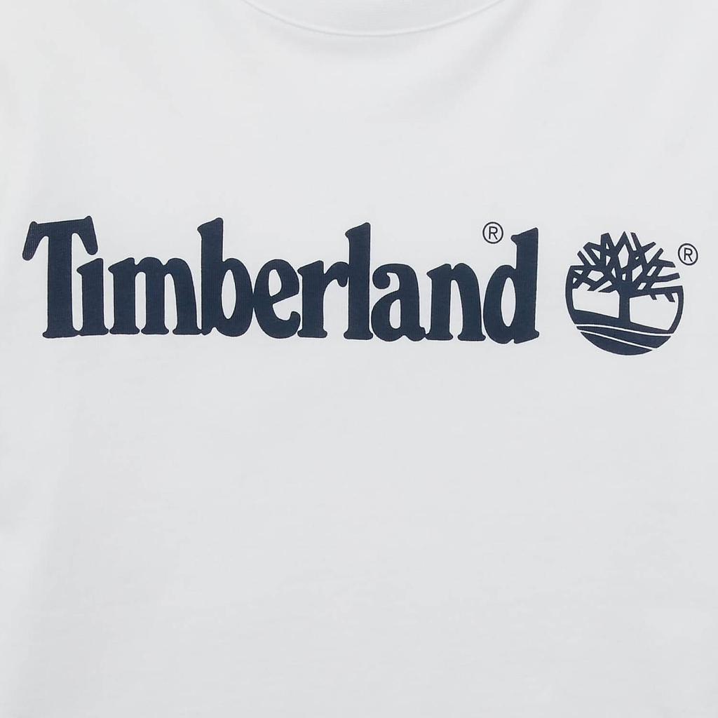 Timberland Kids' Short Sleeve Logo T-Shirt - White商品第3张图片规格展示