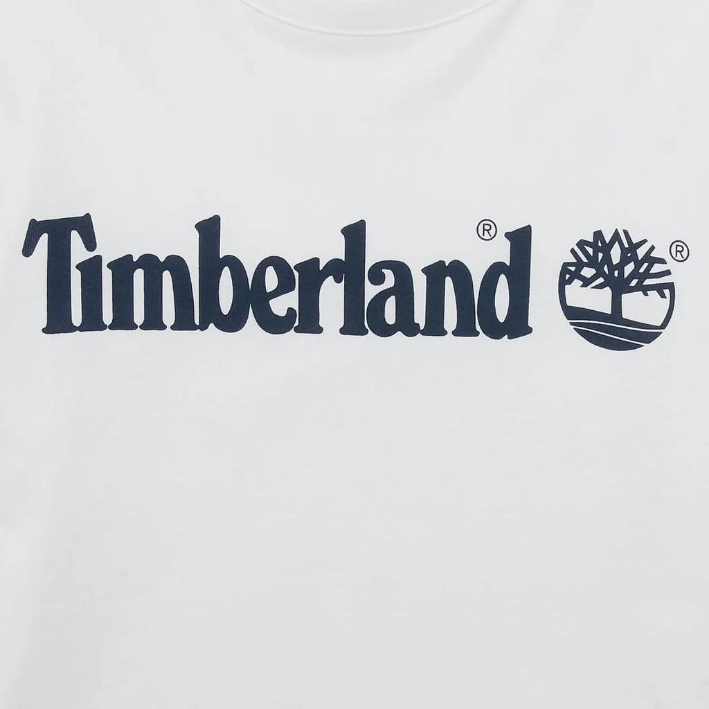 商品Timberland|Timberland Kids' Short Sleeve Logo T-Shirt - White,价格¥109,第3张图片详细描述