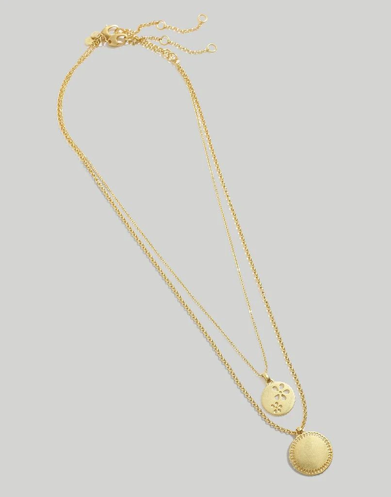 商品Madewell|Two-Piece Eyelet Lace Necklace Set,价格¥158,第3张图片详细描述