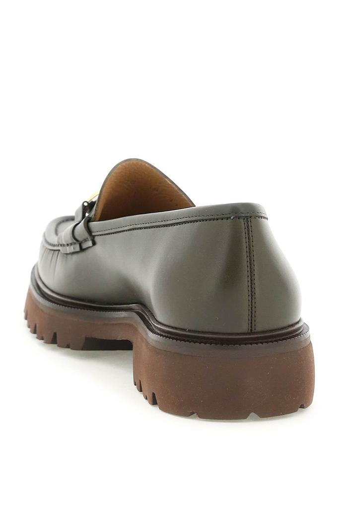 商品Salvatore Ferragamo|Salvatore ferragamo bleecker leather loafers,价格¥4590,第5张图片详细描述