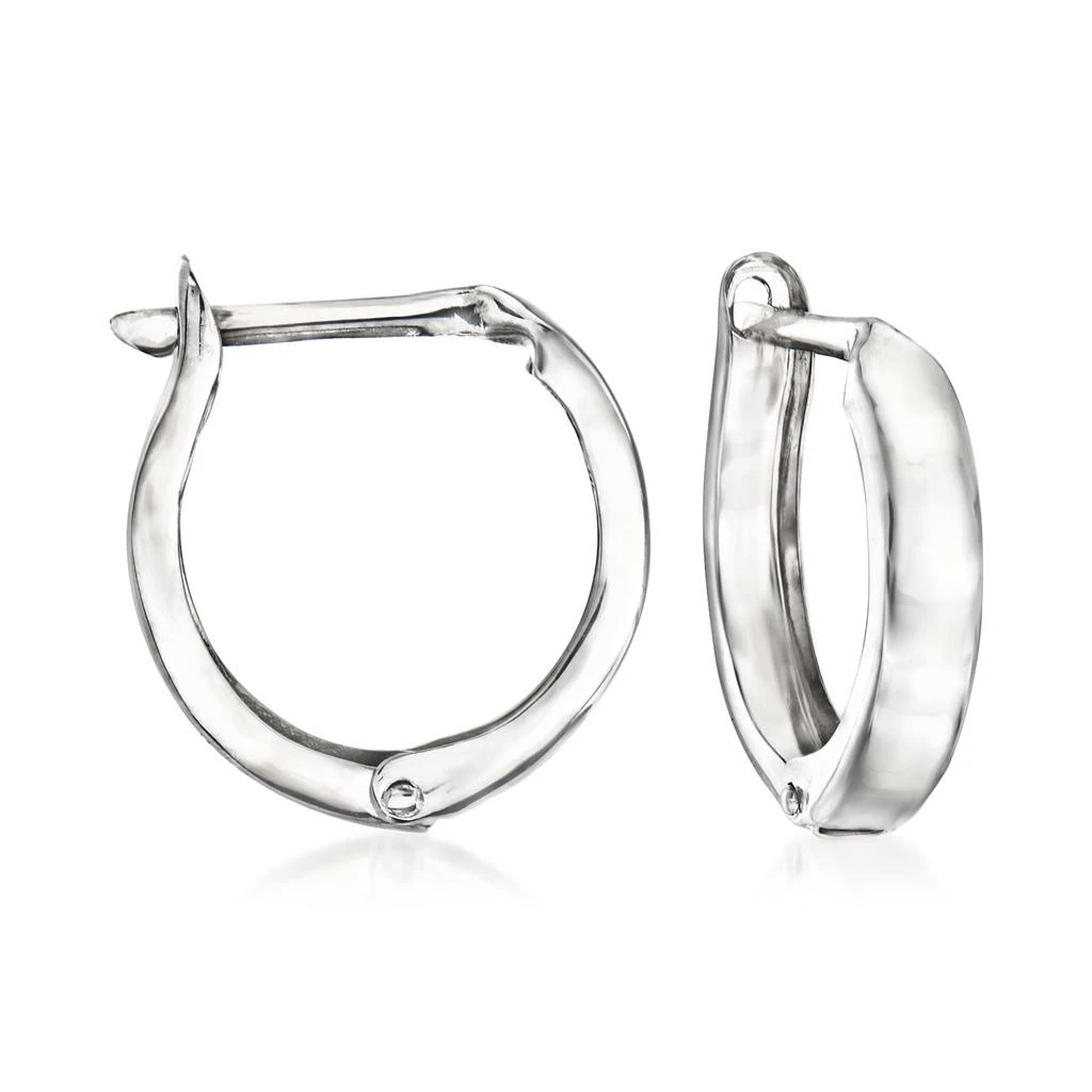 商品Ross-Simons|14kt White Gold Huggie Hoop Earrings,价格¥1549,第1张图片